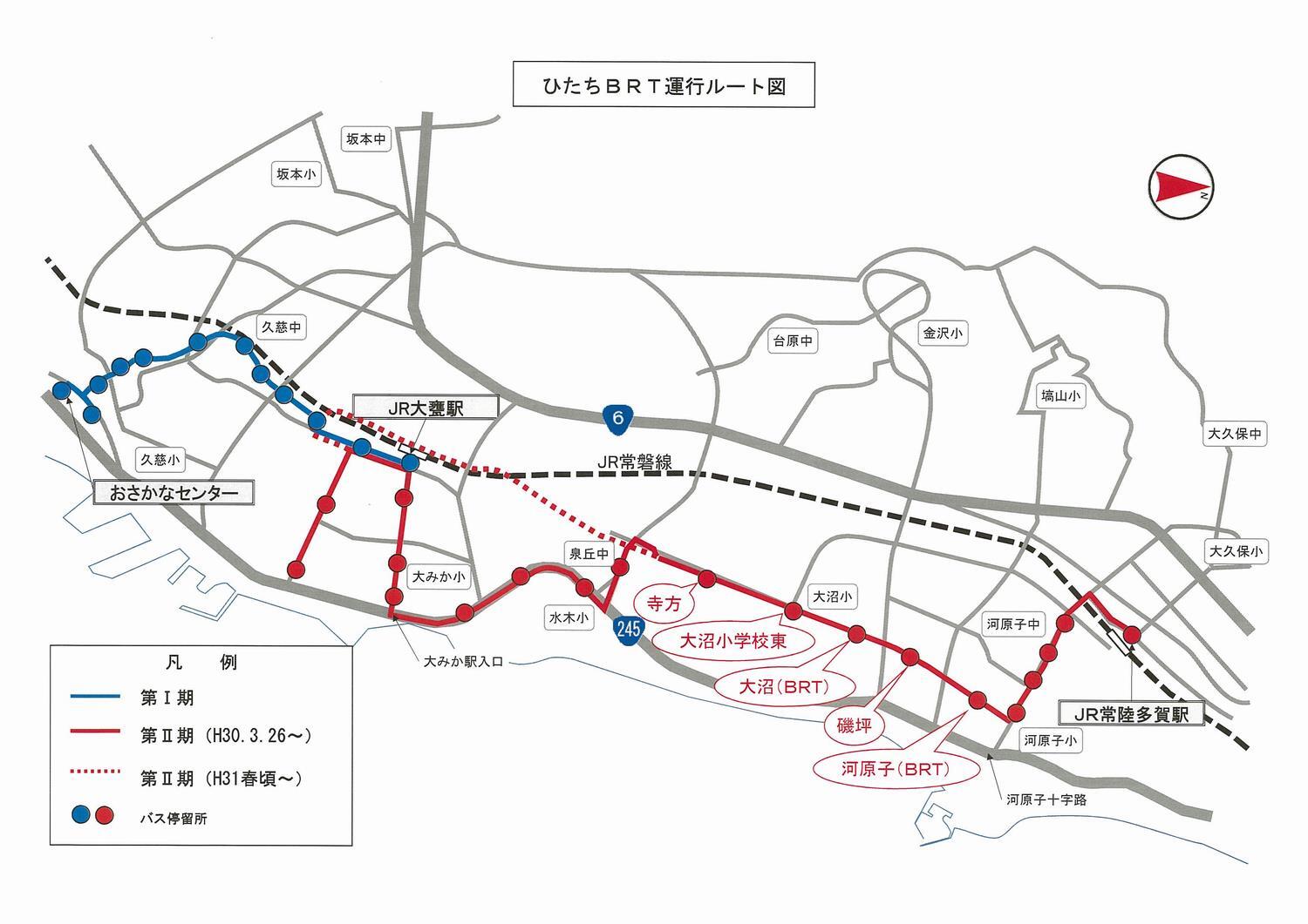 イラスト：運行ルート図