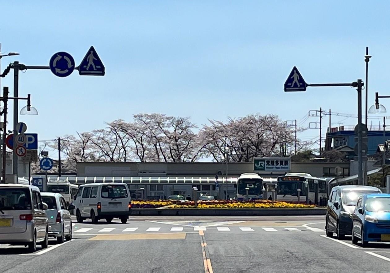 写真：現在の常陸多賀駅