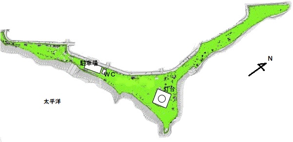 イラスト：古房地公園園内マップ