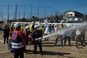 写真：地域防災訓練