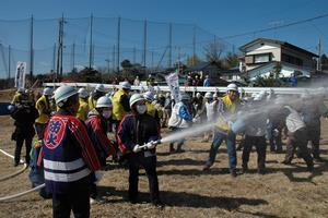 写真：地域防災訓練