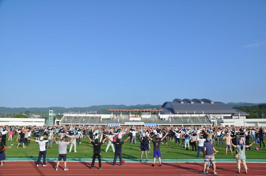 写真：ラジオ体操