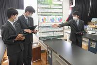 写真：研究発表（中学校）