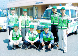 写真:久慈学区自警団