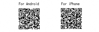QR code: For Android, iPhone