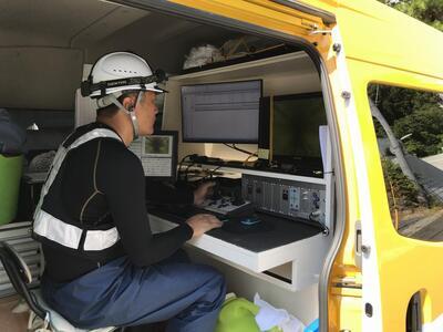写真:調査状況
