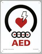 写真：AEDの標識