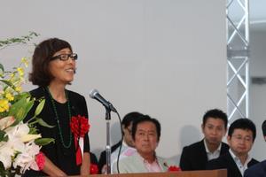 写真:妹島氏挨拶