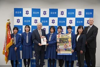 茨城キリスト教学園高等学校陸上競技部の皆さん