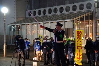 パトロール出発の瞬間