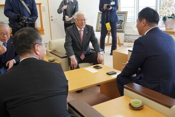市長面会の様子