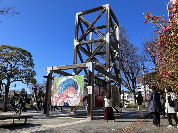 プレバト！！スプレーアート作品を展示しています！の情報