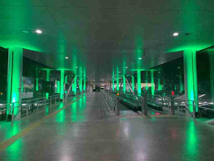 昨年の日立駅自由通路の写真
