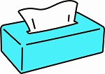 ティッシュペーパーのイラスト