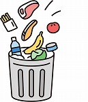 野菜くず（食べ残し）のイラスト