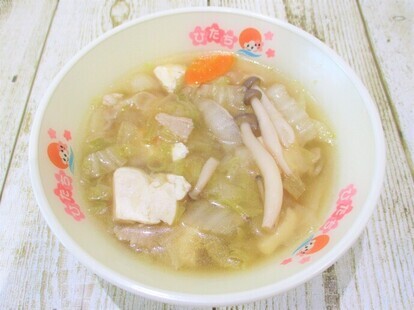 写真:茨城県産野菜のスープ