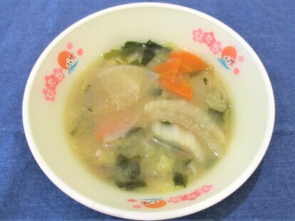 写真:白菜のみそ汁