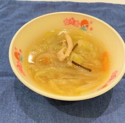 写真：とり塩うどんの汁