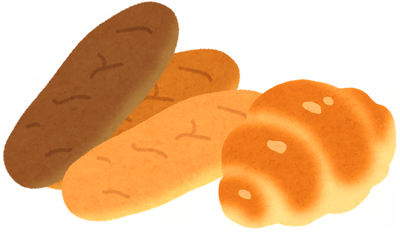 イラスト：給食のパン