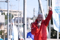 スタート前の市長挨拶