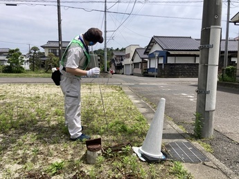 写真：漏水調査1