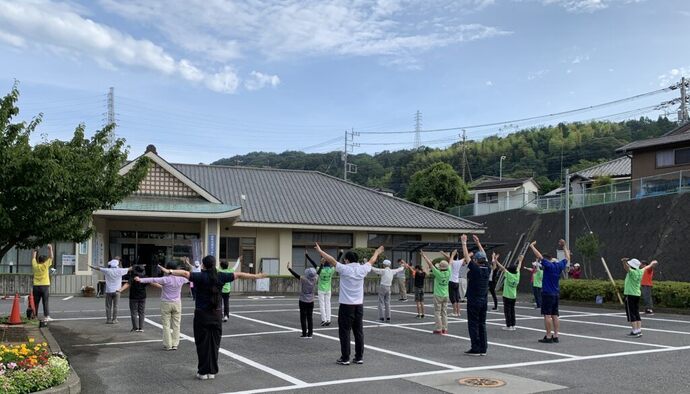令和6年度日立市一斉ラジオ体操の様子