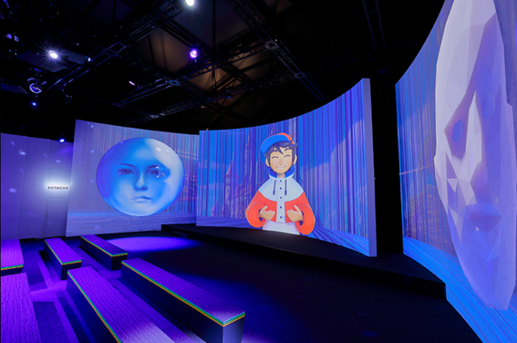 大阪・関西万博「未来の都市」内KDDI・日立製作所共同展示エリア Mirai Theater