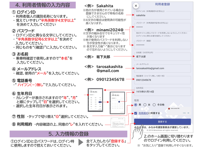 利用登録方法2