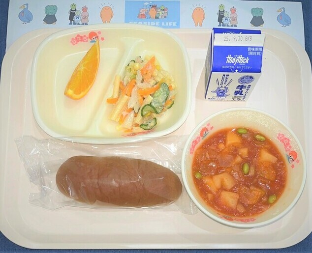 写真：9月17日(水曜日)の献立