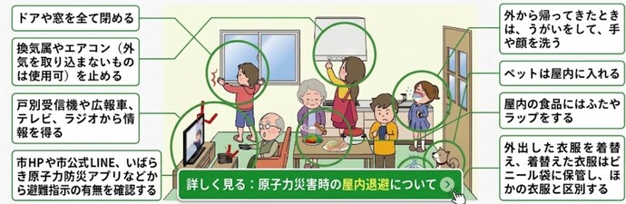 屋内退避バナー画像
