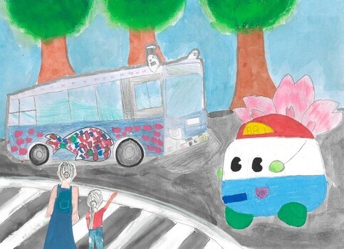 自動運転バスが来た！