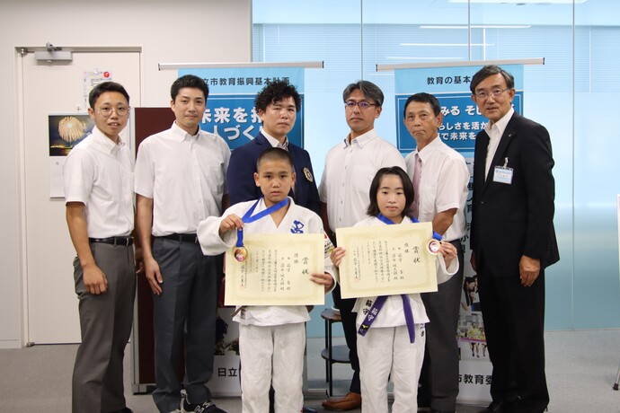 箱守選手と深谷選手