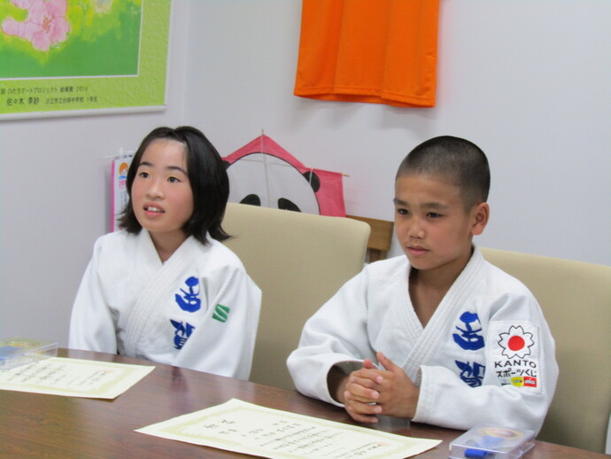 箱守選手と深谷選手
