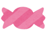 イラスト：ピンクのキャンディ