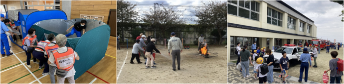 自主防災訓練の様子