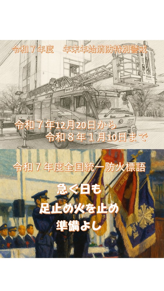 令和7年度年末年始消防特別警戒