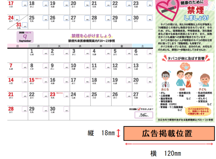 写真：広告掲載場所