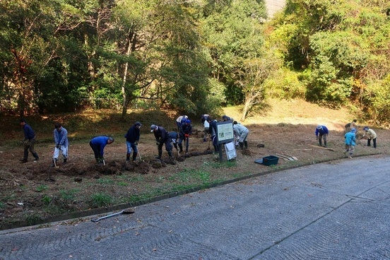 整備作業当日の様子