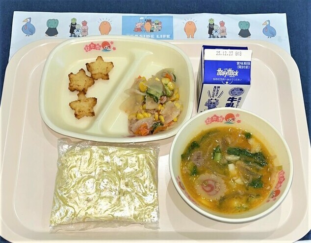 写真：12月10日(水曜日)の献立