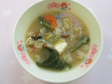 写真:なめこのみそ汁