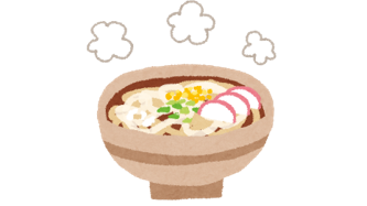 イラスト:うどん