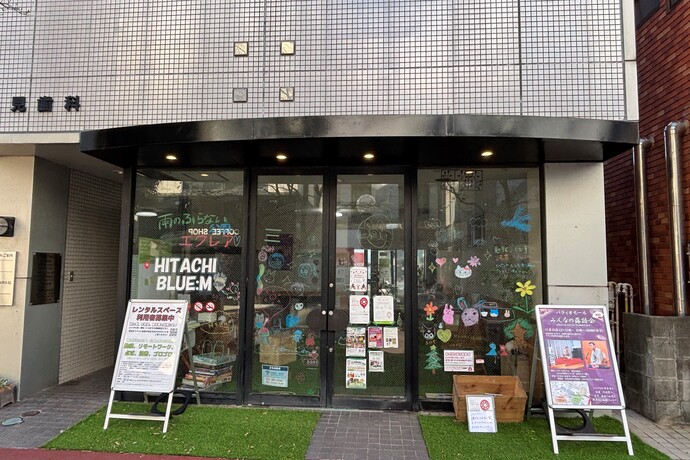 まちの拠点運営時(12月)の様子(外観)