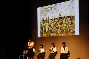 日立第二高等学校による朗読