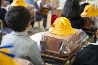 新しくなったキャメル色のランドセル