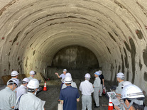 （仮称）大久保町第2トンネルの掘削開始地点付近（新処分場南側）
