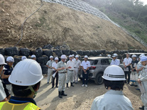 （仮称）第2号橋の法面対策（大久保中学校裏側）