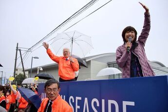 昨年のシーサイドマラソンの様子（スタート前）