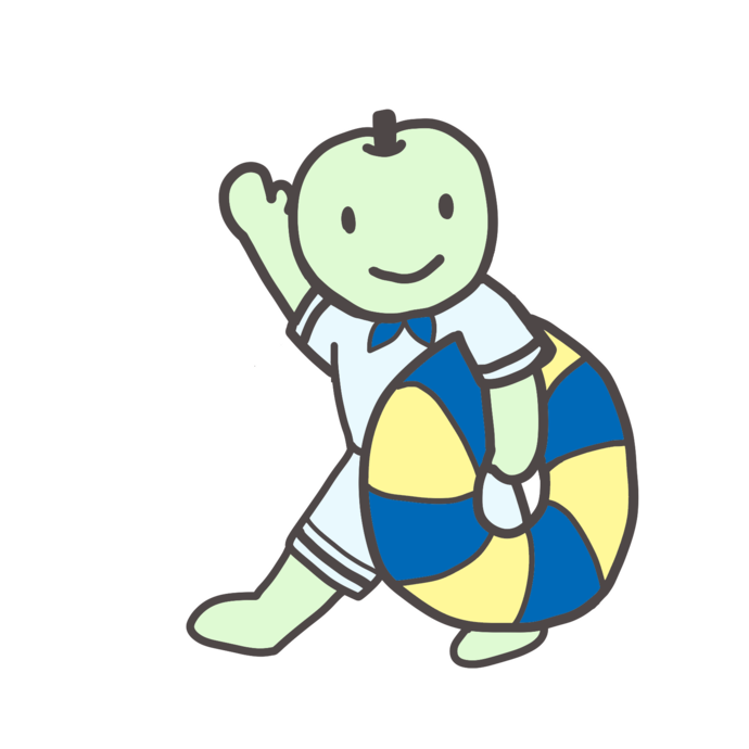 りんごぼうやの絵