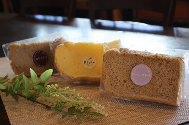 米粉のシフォンケーキの写真