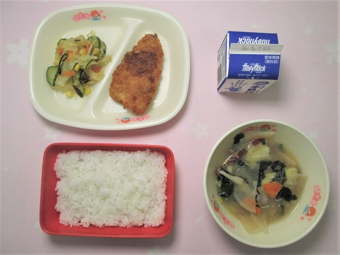 写真：4月24日(金曜日)の献立